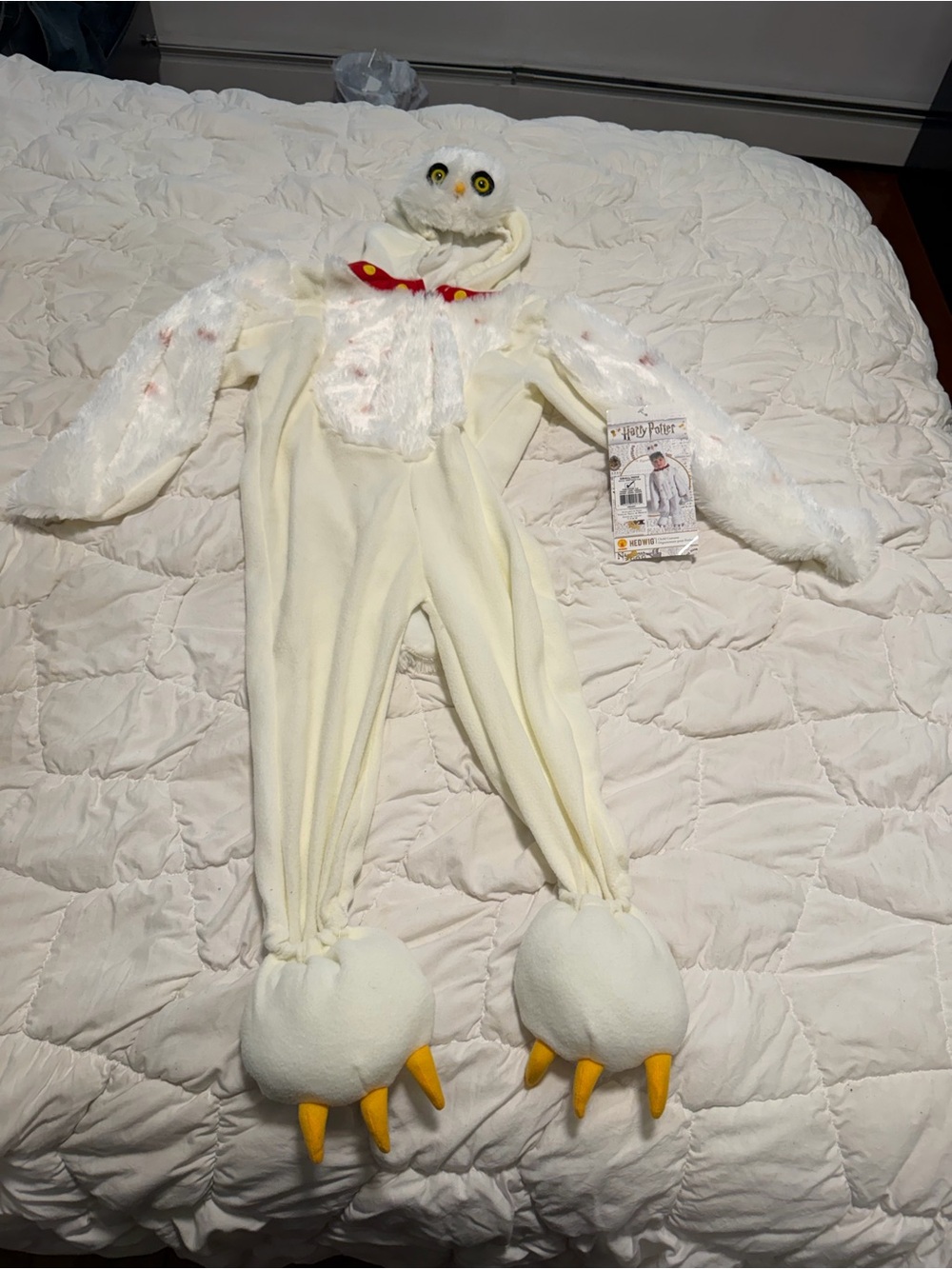 Nwt Little kid Harry Potter Hedwig Owl Costume S